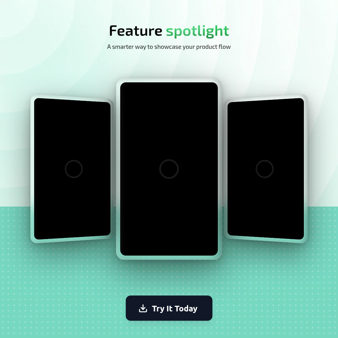 Feature Highlight template preview